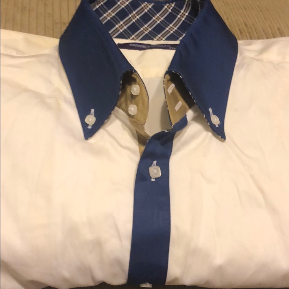 Sergio Kachatti- White long sleeve dress shirt